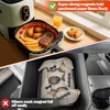 Juome Air Fryer Accessories Magnets for Parchment Paper, Silicone Magnetic