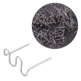 Grapas Tipo Soldadura Plastico,Grapas En Caliente Grapadora De Plástico De Acero Inoxidable Para Reparación De Carrocería De Soldadura 100 Pcs 0.8Mm Reparación De Parachoques