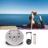 5.5 Inch Mini 8-Tone Steel Tongue Drum C Key Percussion