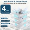 10Pack Dust Bag Replacement for Roborock QV 35A/Qrevo S5V/QV35S/Saros 10/10R/Z70/Q