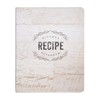 C.R. Gibson Wood Panel Rustic Spiral Recipe Journal, 100 Pages,