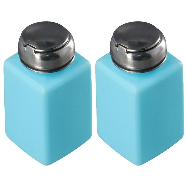 FEIYING 2Pcs Dispensing Bottle with with Stainless Steel Press Head,