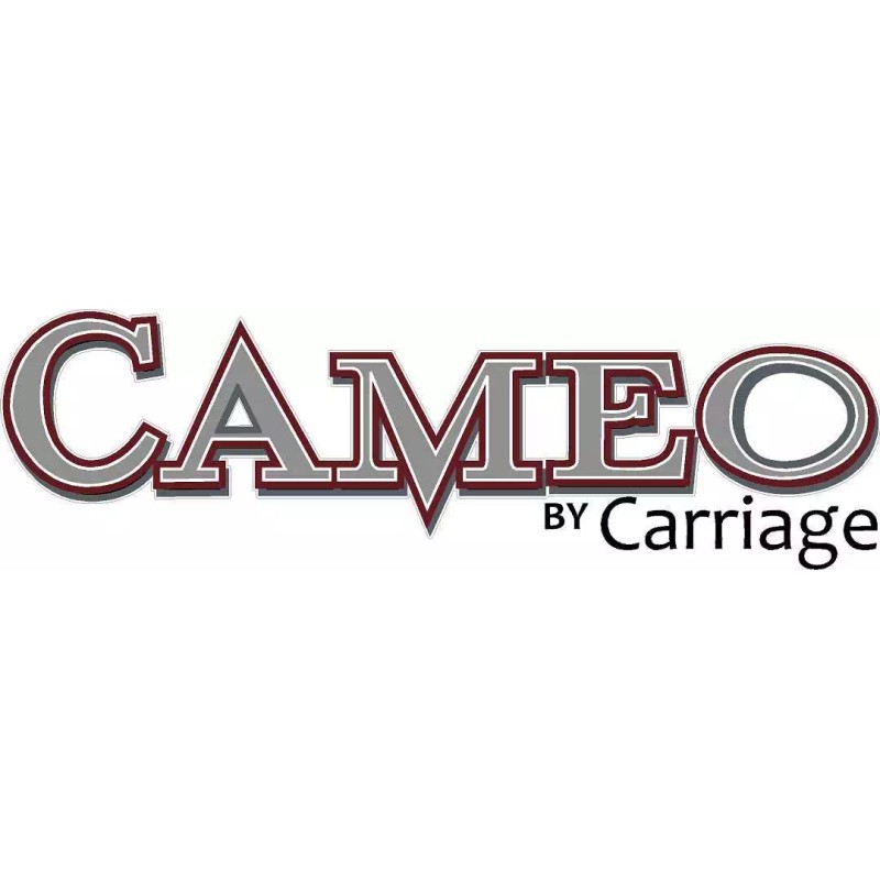 Whitney "CAMEO By Carriage" RV LOGO Graphic decal lettering 40"