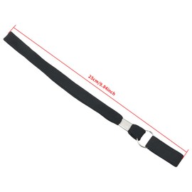 FMHXG 6 Black Cane Lanyard Wrist Replacement Strap Elastic Loop with Non-Slip Handle For Hiking Trekking Collapsible Cane Mountaineering Pole