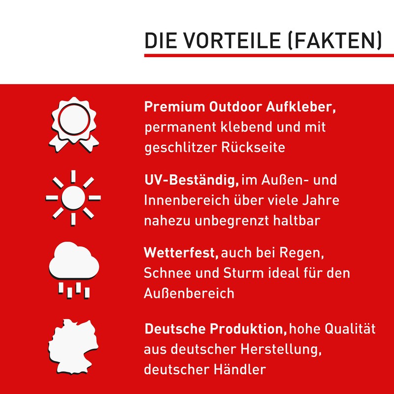 11 x Sticker Video Surveillance – A6 (14.8 x 10.5