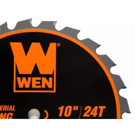 WEN BL1024 10" 24-Tooth Carbide-Tipped Professional Framing Saw Blade
