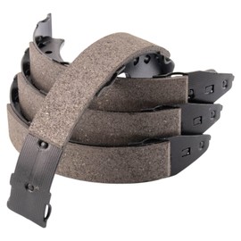 TRQ Rear Parking Brake Shoe Set Compatible with 2018-2019 Lexus LX570 2013-2016 Scion FR-S 2013-2017 Subaru BRZ 2013-2014 Legacy Outback 2015-2019 WRX WRX STI 2017-2020 Toyota 86 Tundra