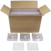 (400) Clear Replacement CD Trays - Fits Standard 10.4mm CD