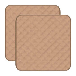 GRUENERDE Waterproof Chair Pad for Incontinence Protection Healthcare 4-Layer Design Washable Seat Protector 21x 22in Beige