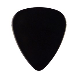 Celluloid Black Guitar Or Bass Pick - 0.96 mm Heavy Gauge - 351 Shape - 12 Pack
