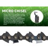 8TEN Micro Chisel Chainsaw Chain 14 Inch .050 3/8 LP
