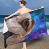 Zomer Beach Towel Large 90 x 180 cm Quick-Drying Microfibre