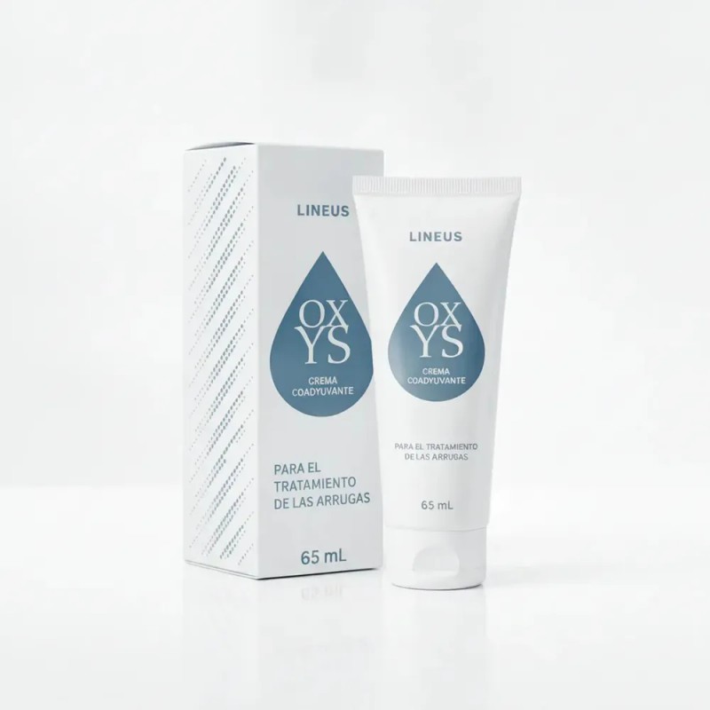 Oxys Crema Facial Antiarrugas 65 ml, Hidratante, Rejuvenecedora. Día/noche. Sin