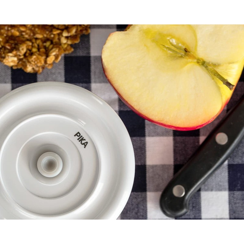 PIKA PKM Universal Vacuum Lids Medium Diameter 8cm Plastic White