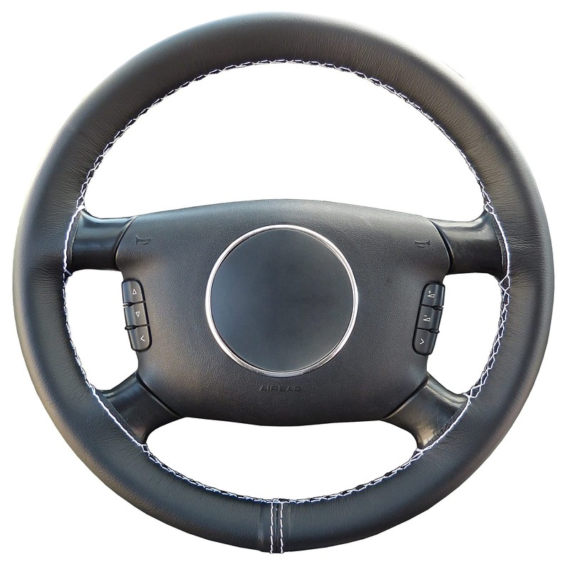 L&P A271-2-G3 Steering Wheel Cover Genuine Leather Steering Wheel Cover