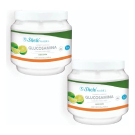 2 Pack Colágeno Con Glucosamina Sheló Nabel Limón