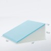 Hygge Hush 24*24*8/10/12" 2Layers Gel-infused Memory Foam Wedge Pillow with