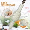 Turchongeco Aquarium Siphon Gravel Cleaner Manual Water Changer Kit, Medium