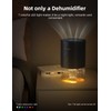 SANVINDER Dehumidifiers for Home, 25oz Dehumidifier for Bedroom with Auto-off,