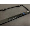 BLVD 1x Black HYBRID 3D Emblem BLACK Stainless License Plate