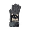 Twin Gloves 515035 Women's Shiba Inu Inner Boa (Double Layer),