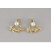 Gold Ear Jacket Earrings For Women Set Front Back Earrings