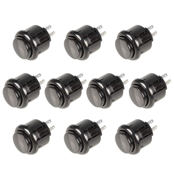 Avisiri 10x Arcade Buttons 24mm Push Button Replace Switch for