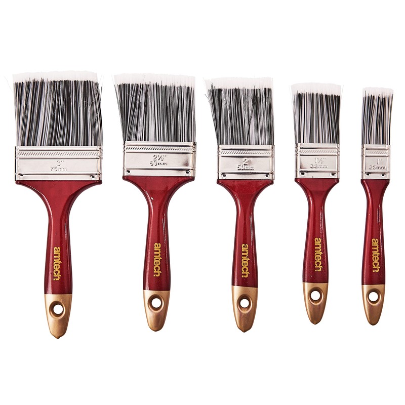 Amtech S3905A 5 Piece Paint Brush Set