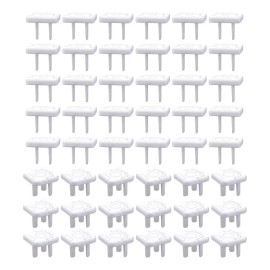 Q Tapón De Enchufe Eléctrico A Prueba De Bebés, 50 Unidades