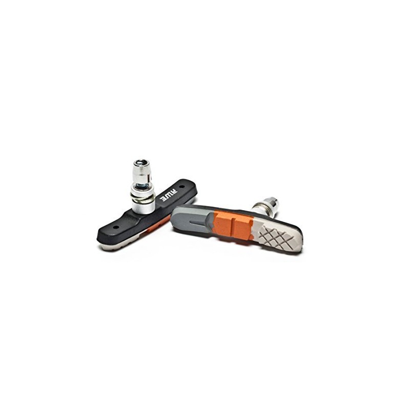 AWE X 2 Pairs Triple Contour V Brake Pads Grey/Orange/White