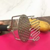 Dual Press Potato Masher, ELEOPTION Stainless Steel Premium Heavy Masher