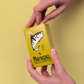 Portuguese Mackerel Fillets Canned in Olive Oil | Wild Caught, B Vitamins, Omega-3 | Tinned Fish by Ati Manel | 120g Can, 1.0 Count