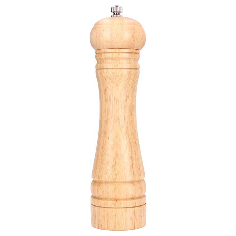 2pcs Wood Salt and Pepper Grinder Adjustable Coarseness Wooden Pepper