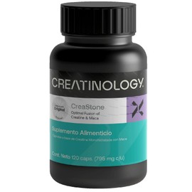 Creatinology Cápsulas Creatina Monohidratada + Maca | Formula CreaStone 2X Ingredientes 120 Cápsulas