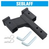 SEBLAFF Trailer Dual Hitch Extender Replacement for 2 Inch Receiver