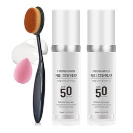 Set Bases Maquillaje Que Cambian Color Base Líquida Cobertura Total Brocha Hidratante Control Grasa Cambia Corrector Mate Resistente Agua