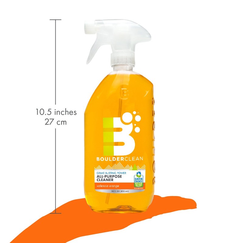 Boulder Clean Natural All-Purpose Cleaner, Valencia Orange, 28 Fluid Ounce