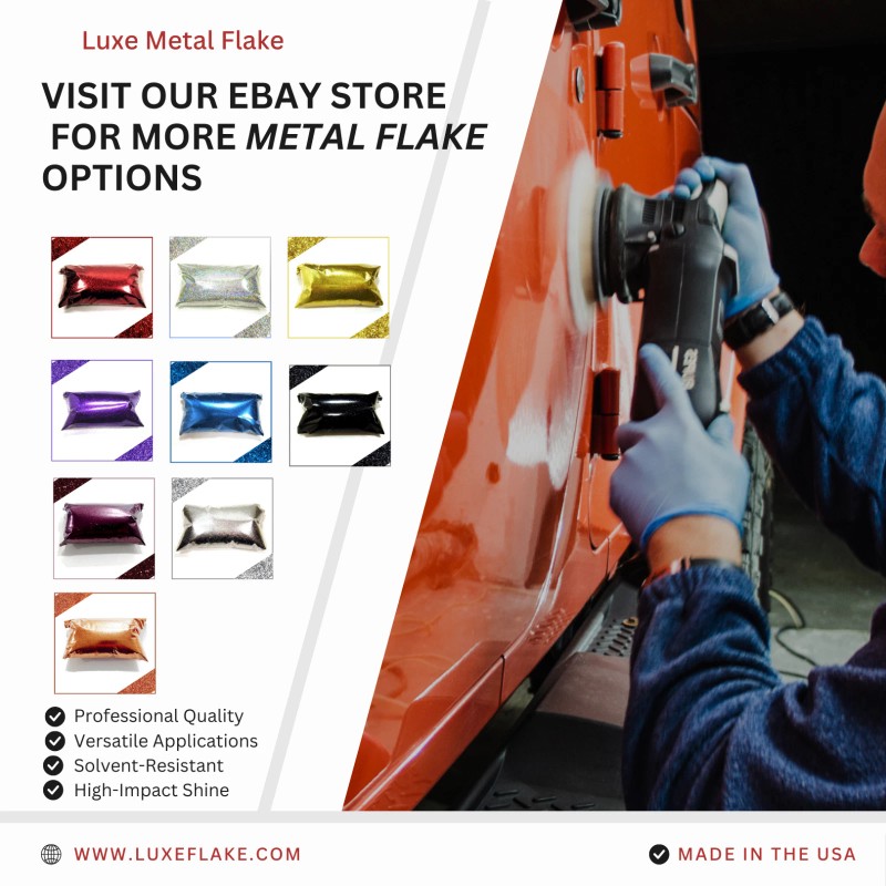 Luxe Flake Chrome Silver Metal Flake .015" - 2oz (59ml)