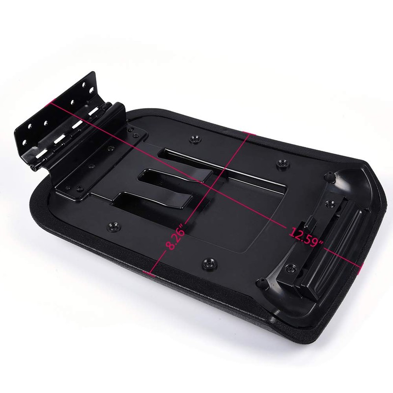 PIT66 Center Console Armrest Lid with Latch Compatible with Ford
