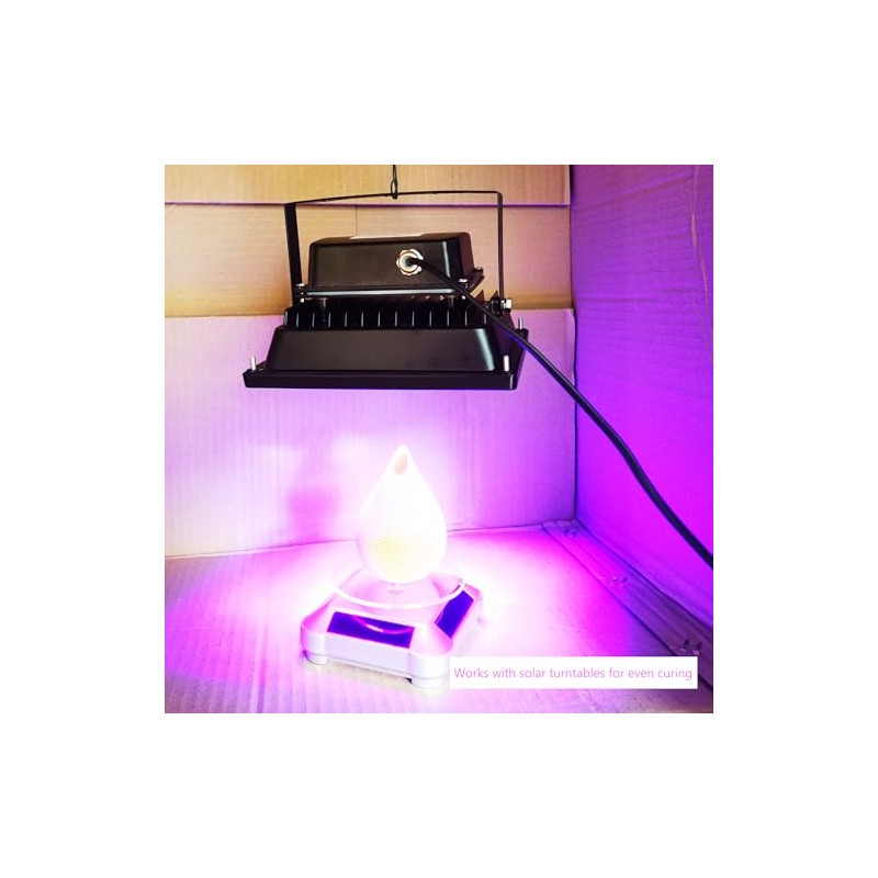 Impresora Resina 405 Luz Curado Efecto Placa Giratoria Solar Hoja
