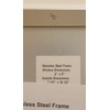BUILDINGSIGNS.COM Elevator certificate frame 6x9 stainless Steel