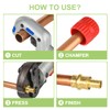 ORIANSE 10 Pack 3/4 Inch Press x 3/4" PEX Adapter