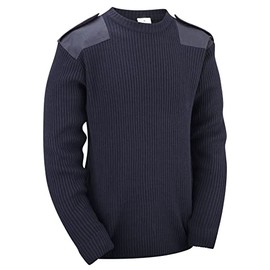 Military/Security Style Pullover (M, Navy)