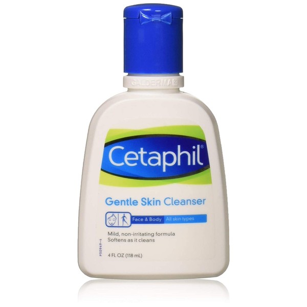 Cetaphil Gentle Skin Cleanser for All Skin Types 4 oz (Pack of 2)