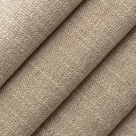 Natural Stain Resistant Performance Pet Friendly Texturedd Upholstery Fabric by The Yard - SKU: Rhythm Hemp