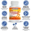 MGSPORT Magnesium and Zinc Supplement for Muscle & Immune Support,