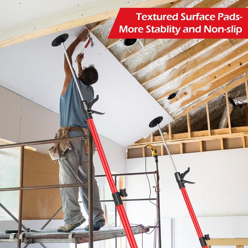 2Pack Adjustable Support Pole (Retractable from 12" to 24"), Cabinet