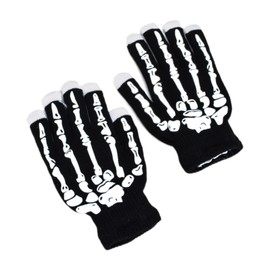 SM SunniMix LED Gloves Adults Flashing Light Gloves for Dress up Concert Costume Accessories