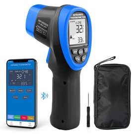 Digital Infrared Thermometer YF-985CAPP Non Contact Temperature Gun -58℉-1472℉ Pyrometer 16:1 Accurate IR Thermometer with Wireless Bluetooth,Backlight for Industry Kiln Forge【Not for Human】