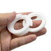 10 Pack E27 to E14/B22 Plastic Lamp Shade Ring Converter,